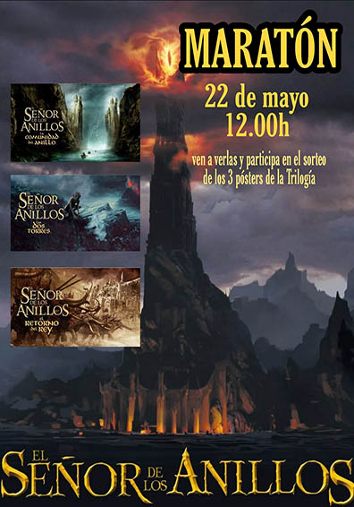 MARATON EL SEÑOR DE LOS ANILLOS MARATON EL SEÑOR DE LOS ANILLOS